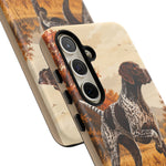 German Shorthaired Pointer Pointing Art Tough Phone Case