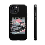 R34 Skyline GT-R Sakura Mountain JDM Tough Phone Case Gift
