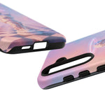 Praying Cherub Statue halo Vaporwave Aesthetic phone case
