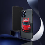 Red C8 Z06 Track Wing Tough Phone Case Cover Gift Art