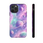 Pastel Galaxy Planet Vaporwave Art Tough Phone Case
