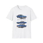 Blue 1970 Grand Prix Car T-Shirt | Classic Auto Trio Illustration