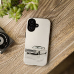 Impala White Studio Phone Case Studio Color Match Car Art