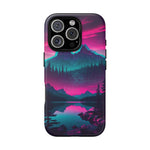 2 Rounds Canada Retina Artwork Vaporwave Phone Case – Landscape Aesthetic
