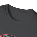 Red 1975 Trans Am Cars T-Shirt | Classic Muscle Car Trio Illustration