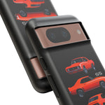 1969 Camaro SS Orange Triple View Muscle Car Tough Phone Case