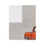 C10 Cheyenne Classic Truck Throw Blanket | Vintage Chevy Pickup Design