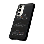 Black Silverado Classic Pickup Tough Phone Case for Chevy Truck Fans