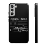 C10 Square Body Truck Phone Case Featuring Classic Chevy Pickup Artwork