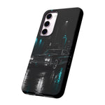 1965 Black Riviera car phone case | Retro Night Cityscape Tough Case