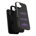 MK4 Supra Phone Case Purple, Three-View Vector Cover