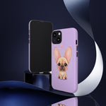 French Bulldog Bat Ears Kawaii Pet Dog Art Tough Phone Case