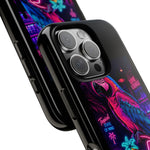 Neon Parrot Cocktails phone case | Tough Cases
