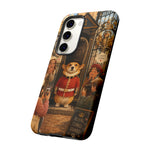 Corgi Royal Guard phone case | Cute British corgi soldier illustration