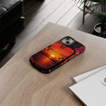 Basketball Court Sunset Phone Case | Tough Phone Case