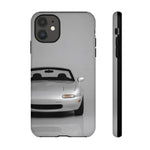 Silver Miata Phone Case, NA Roadster 90s JDM Cover, Gift for Guys