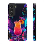 Neon Cocktail Phone Case | Retro 80s Tropical Drink Art