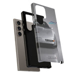 Silver C4 ZR1 Front View phone case | tough case for Vette Drivers