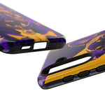 French Bulldog Pop-Art Portrait Tough Phone Case - Purple Gold