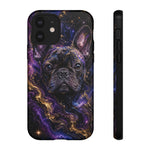 French Bulldog Galaxy Marble Art Tough Phone Case
