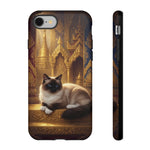 Birman Cat Sacred Temple Silk Art Tough Phone Case