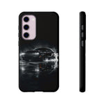 Black Sports Car Illustration 2023 Challenger SRT phone case | Car Drift Reflection