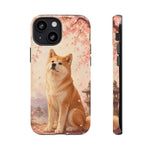 Akita Cherry Blossom Phone Case Sakura Dog Lover Gift