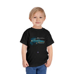 1957 Chevy Bel Air Toddler Shirt Vintage Classic Car Kids T-Shirt Blue