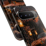 Datsun 240Z Shrine Blossom Dusk Tough Phone Case - Warm Lantern Glow