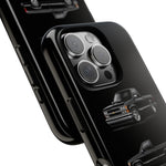 Black Silverado Classic Pickup Tough Phone Case for Chevy Truck Fans