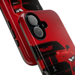 Red Mustang Art Phone Case, GT500 American Muscle Car Tough Cover