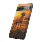 Rhodesian Ridgeback African Savanna Art Tough Phone Case