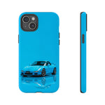 RX-7 Cyan Studio Phone Case Studio Color Match Car Art