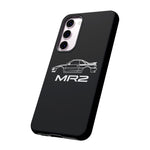 MR2 White Side Silhouette JDM Tough Phone Case Cover Gift
