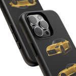 Gold Fairlady Z Classic Sports Car Tough Phone Case - 3 View