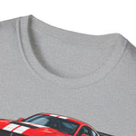Red 2025 GT350 Muscle Car T-Shirt | Racing Mustang Graphic Tee