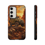 Land Cruiser FJ40 Classic 4x4 Red Rock Canyon Art Tough Phone Case