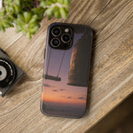 Temple Bell Sunset Phone Case Japan Zen Tough Case