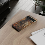 German Wirehaired Pointer Autumn Art Tough Phone Case