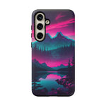 2 Rounds Canada Retina Artwork Vaporwave Phone Case – Landscape Aesthetic
