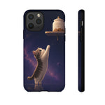 Curious Munchkin Kitten Reaching Cookie Jar Phone Case | Tough Case