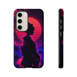 Neon Geisha Silhouette Phone Case | Tough Cover