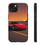 Red C4 ZR-1 King of the Hill Art Tough Phone Case