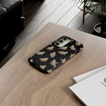 Vintage Ghost Pattern phone case | Halloween spooky stars design