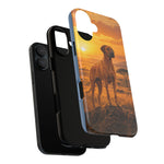 Rhodesian Ridgeback African Savanna Art Tough Phone Case