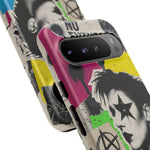 Punk Rock Star Phone Case | Graffiti Collage Anarchy Design