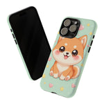 Shiba Inu Kawaii Chibi Smile Pet Dog Art Tough Phone Case