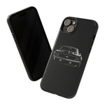 1969 Camaro Black Restomod Front Tough Phone Case Cover Gift