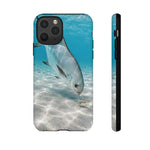 Permit Fishing Phone Case, Flats Fly Fishing Cover for Anglers