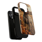 German Wirehaired Pointer Autumn Art Tough Phone Case